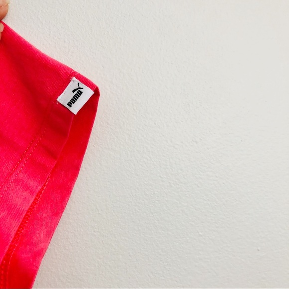 Puma Athletic Workout Pink & Silver Shirt Medium - Picture 5 of 5